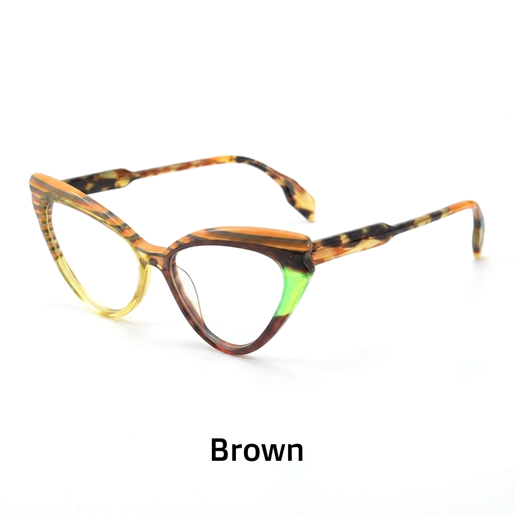 Retro Cat Eye Acetate Optical Eyeglass Frames