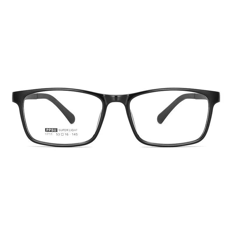 Retro Square PPSU Optical Glasses Frame - Unisex Lightweight Prescription Eyewear