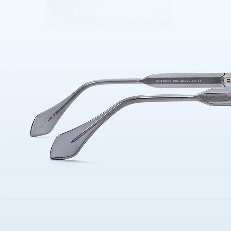 TR Polygon Optical Glasses Frame - Unisex Retro Prescription Eyewear