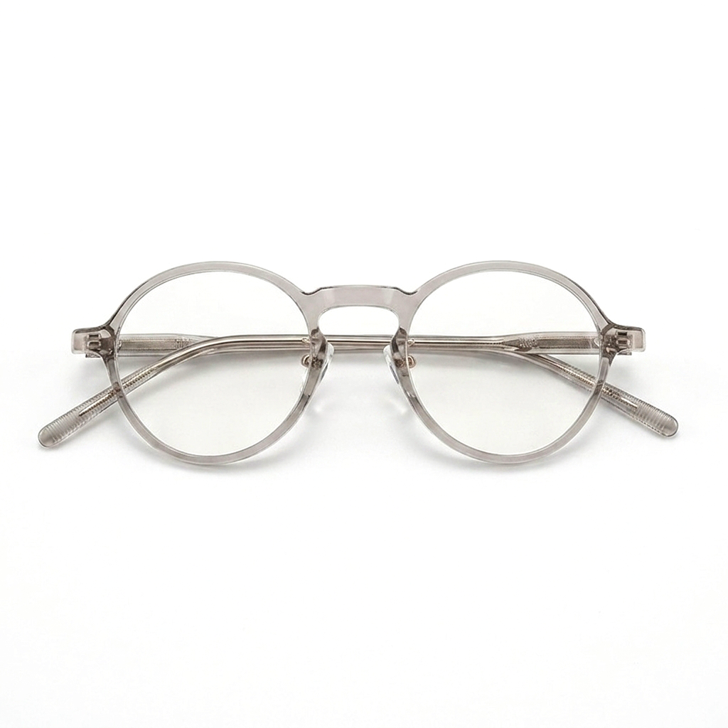 Acetate Round Optical Frames – Unisex Retro Prescription Eyeglasses