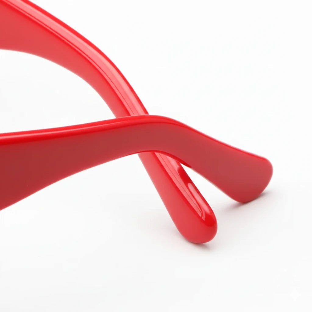 Retro Square Acetate Eyeglass Frame - Unisex Optical Prescription Glasses