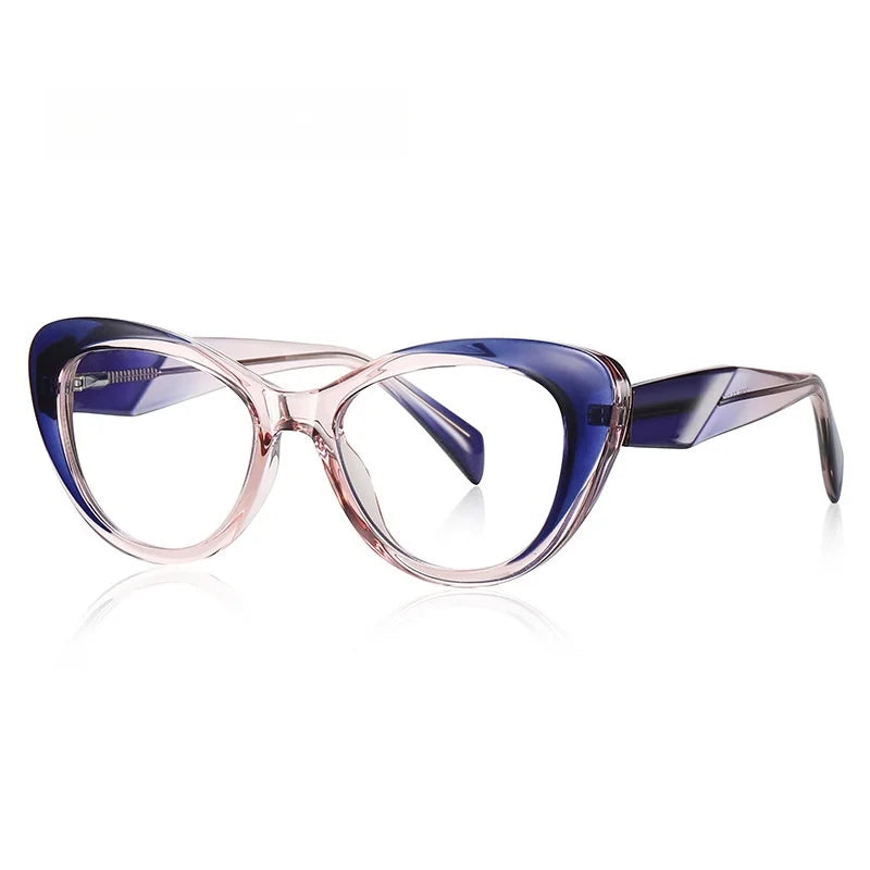 Cat Eye Anti-Blue Light Eyeglasses - TR90 Lightweight Frame