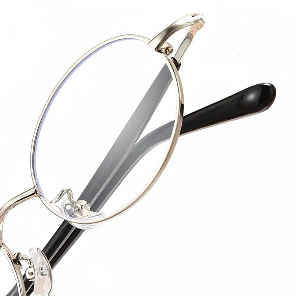 Circular Alloy Eyeglass Frames - Ultra Light Prescription Glasses