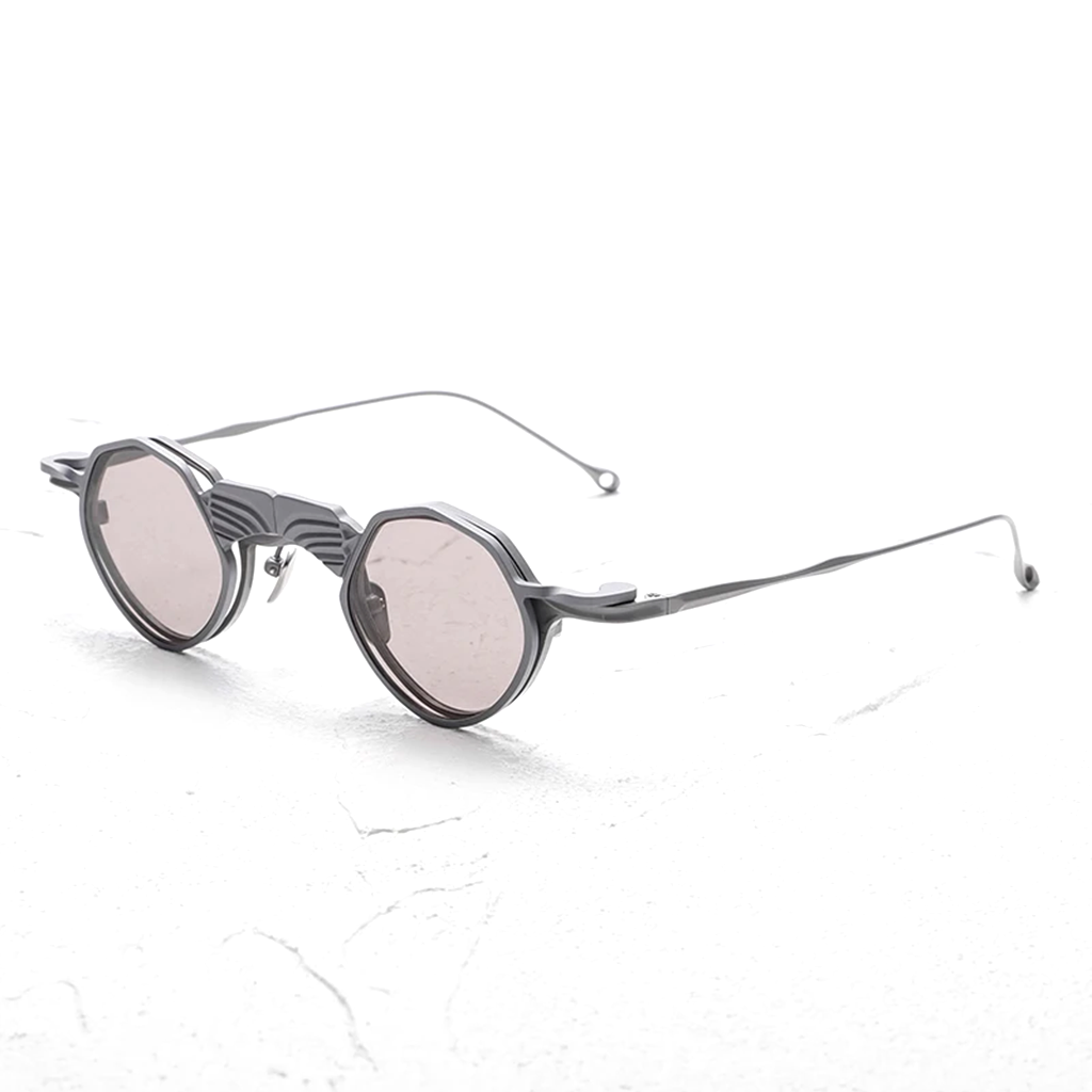Montatura per occhiali ottici in puro titanio: clip magnetica unisex