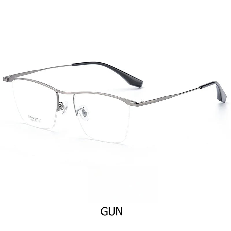 Lunettes de vue demi-cerclées en titane ultra-légères K2280