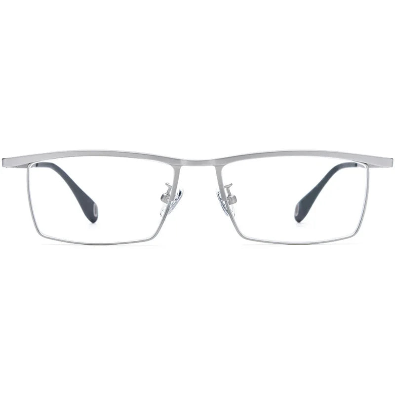 Titanium Square Optical Frames – Unisex Lightweight Prescription Eyeglasses