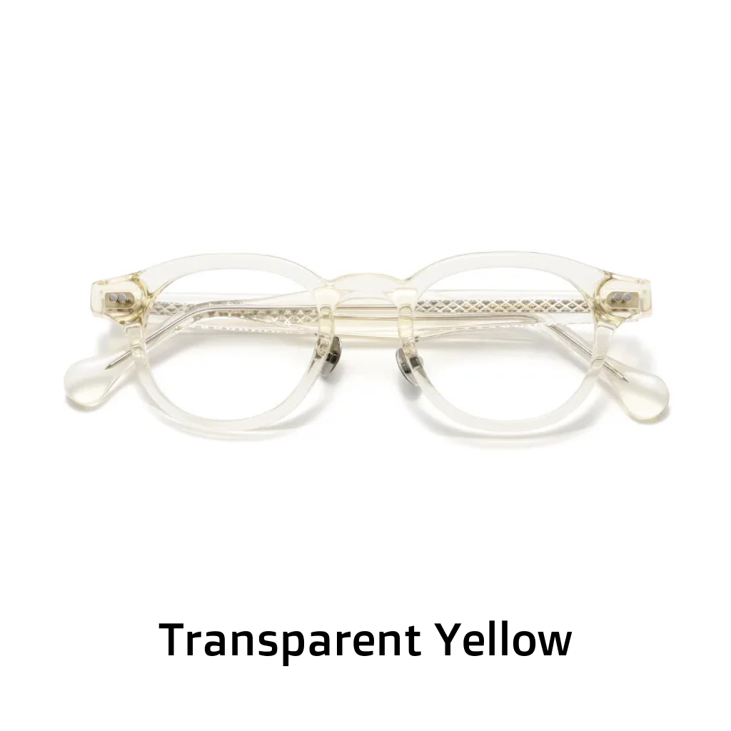 Acetate Optical Eyeglass Frames – Unisex Round Retro