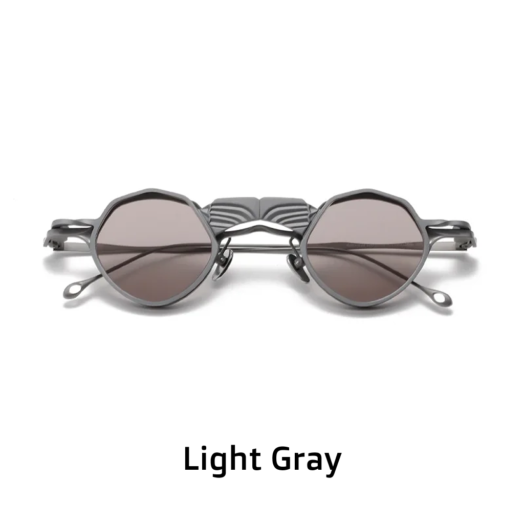 Montatura per occhiali ottici in puro titanio: clip magnetica unisex
