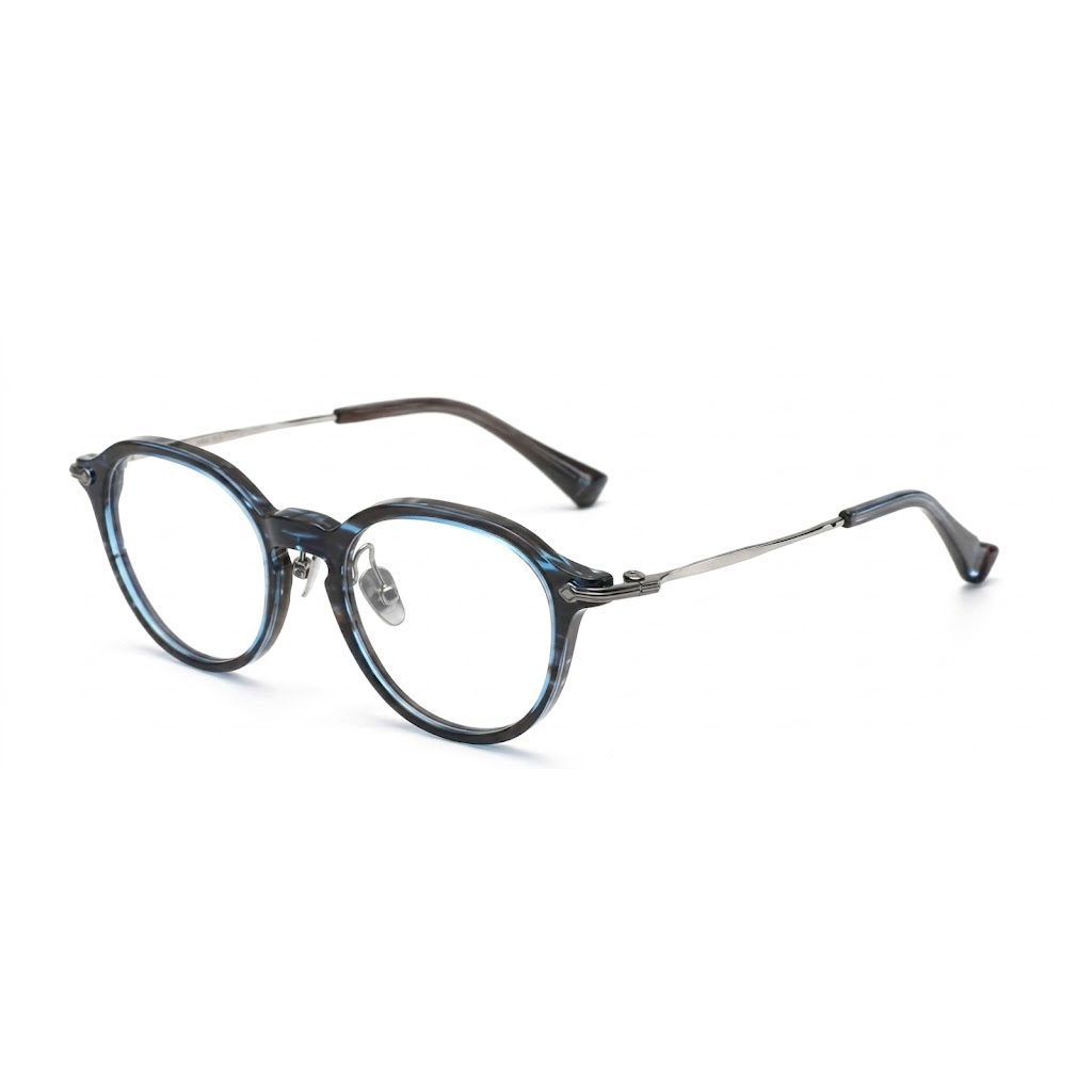 Ovales Acetat-Brillengestell – Unisex mit optischer Sehstärke