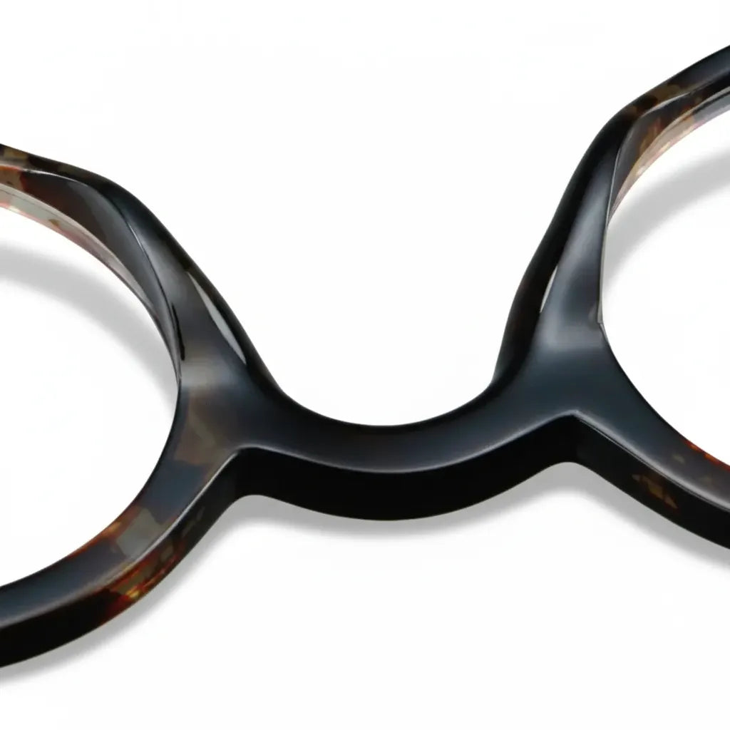 Retro Round Eyeglass Frame - Ultra Light Optical Prescription Glasses