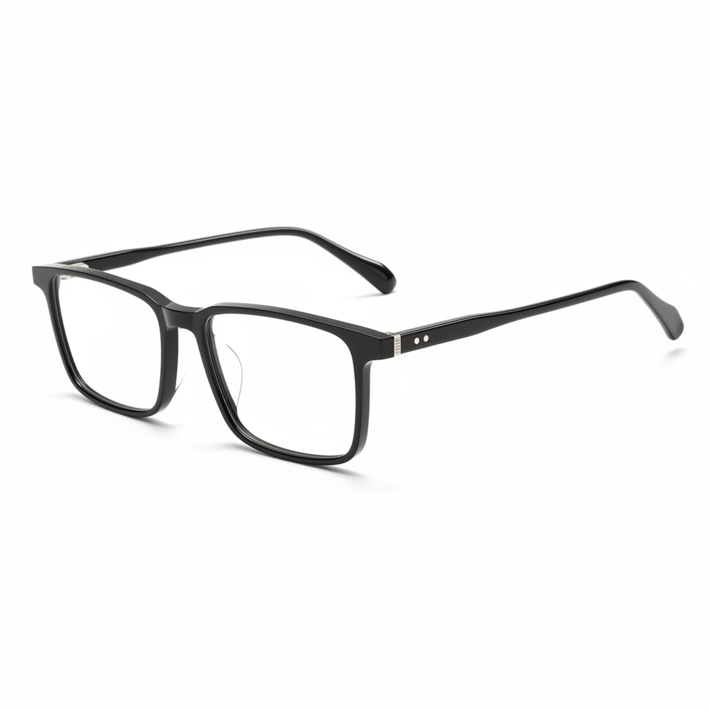 Montature per occhiali da vista quadrate in acetato - unisex
