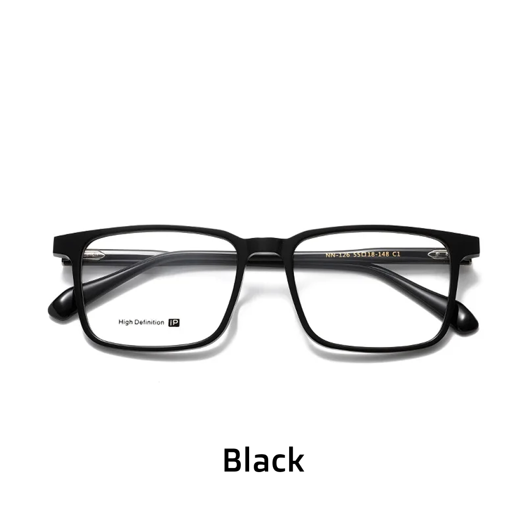 Montature per occhiali da vista quadrate in acetato - unisex