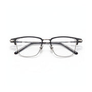 149mm Titanium Eyeglass Frame - Retro Business Optical Prescription Frame ST02