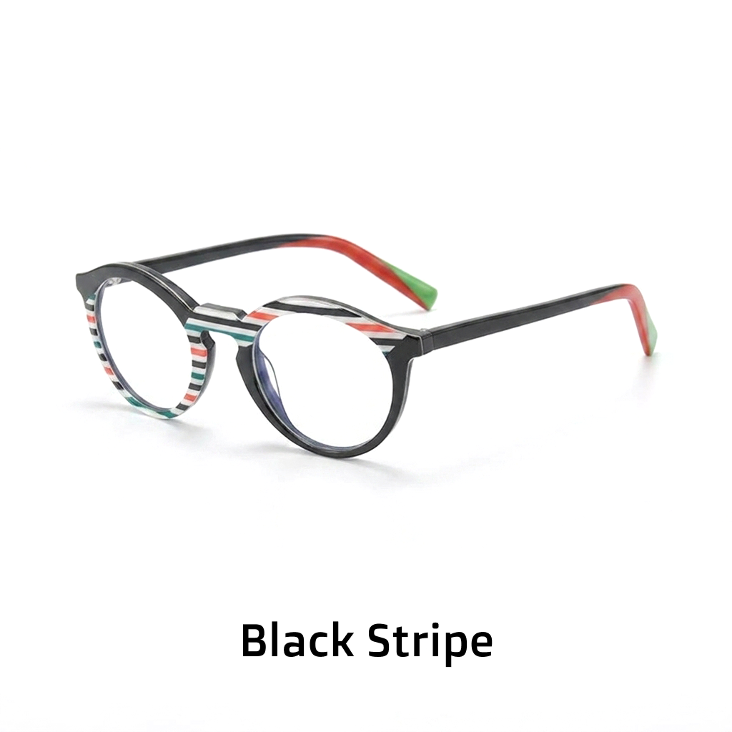 Acetate Cat Eye Optical Frames – Unisex Retro Oval Eyeglasses
