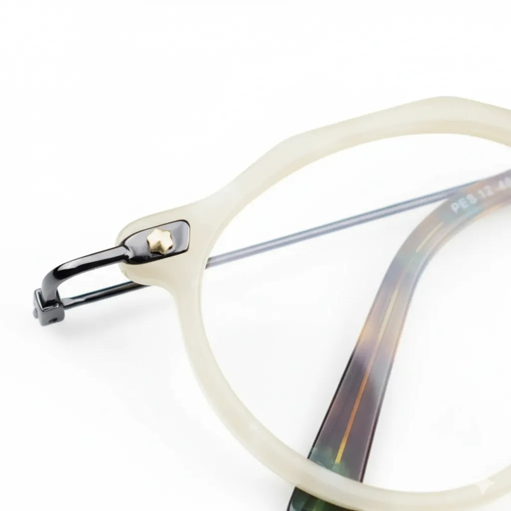 Ultra Light Round Retro Eyeglass Frame - Japanese Style Optical Prescription