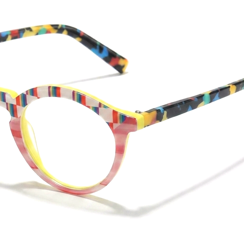Acetate Cat Eye Optical Frames – Unisex Retro Oval Eyeglasses