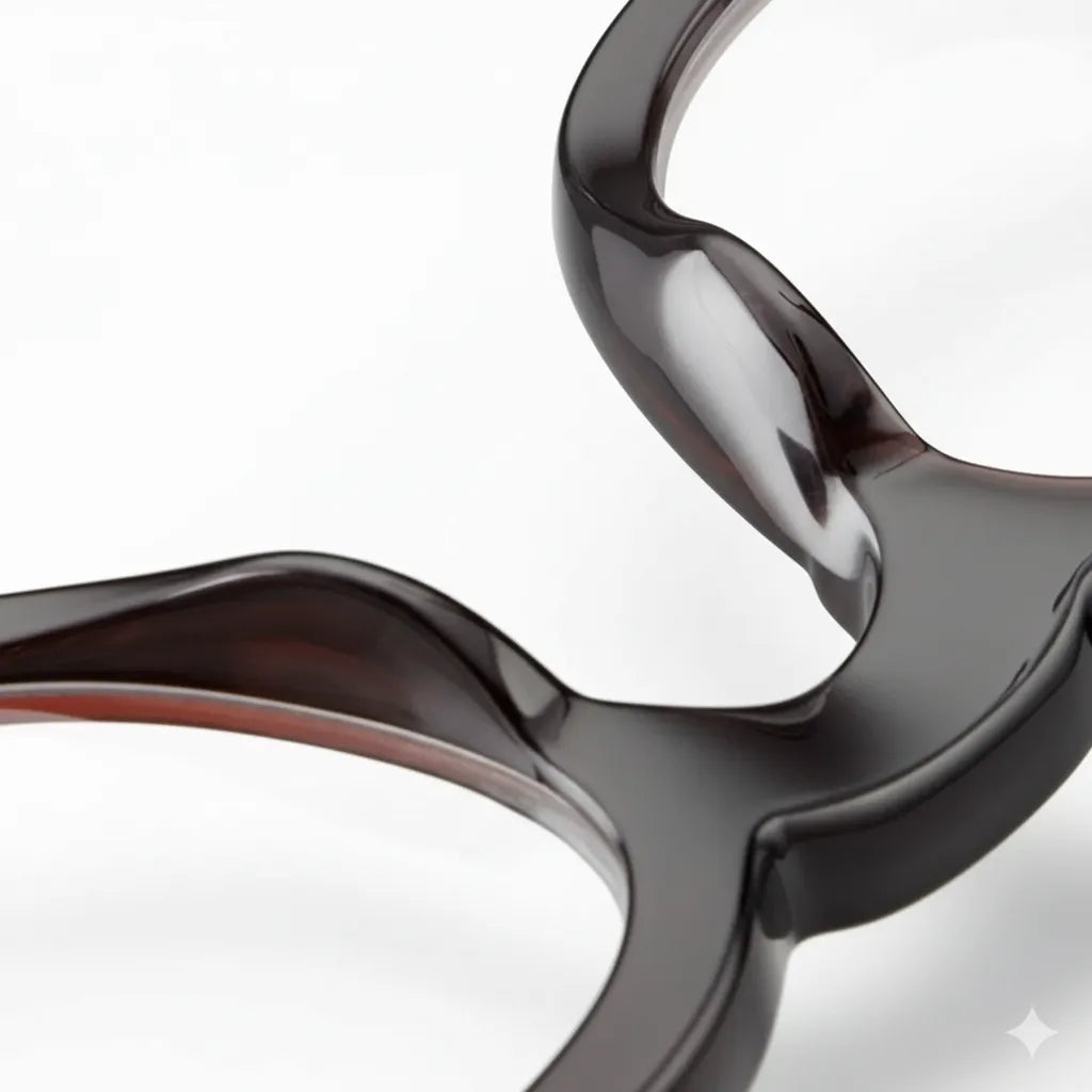 Retro Round Acetate Eyeglass Frames - Unisex Prescription Ready