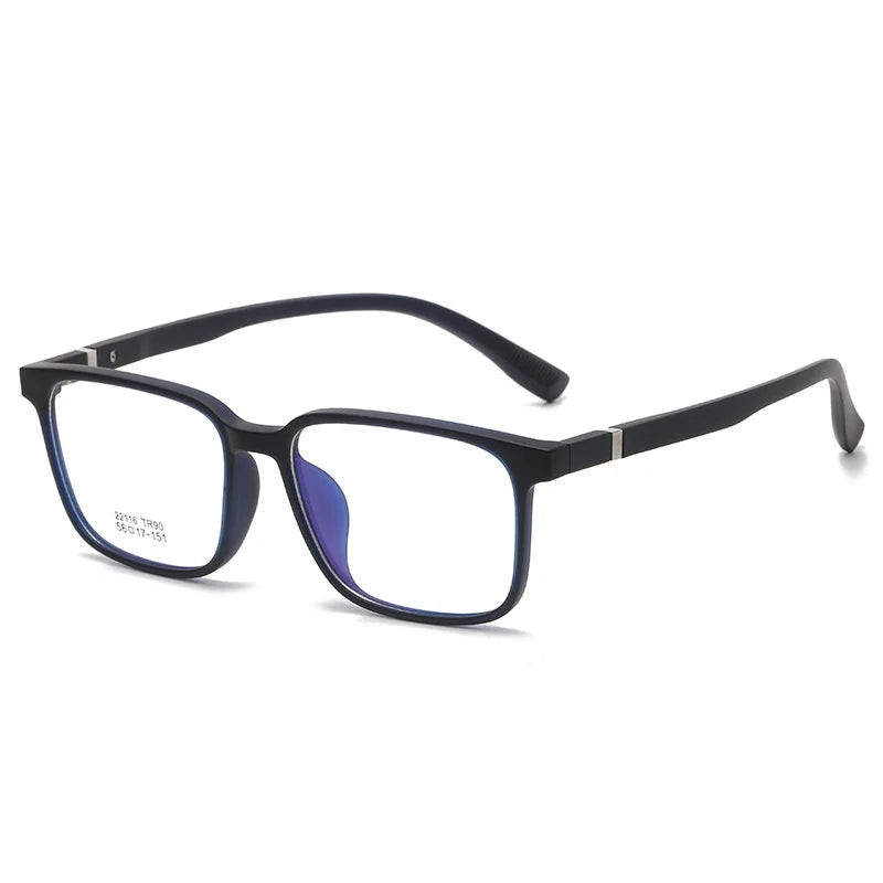 Retro Square TR90 Glasses Frame - Anti-Blue Light Optical Prescription