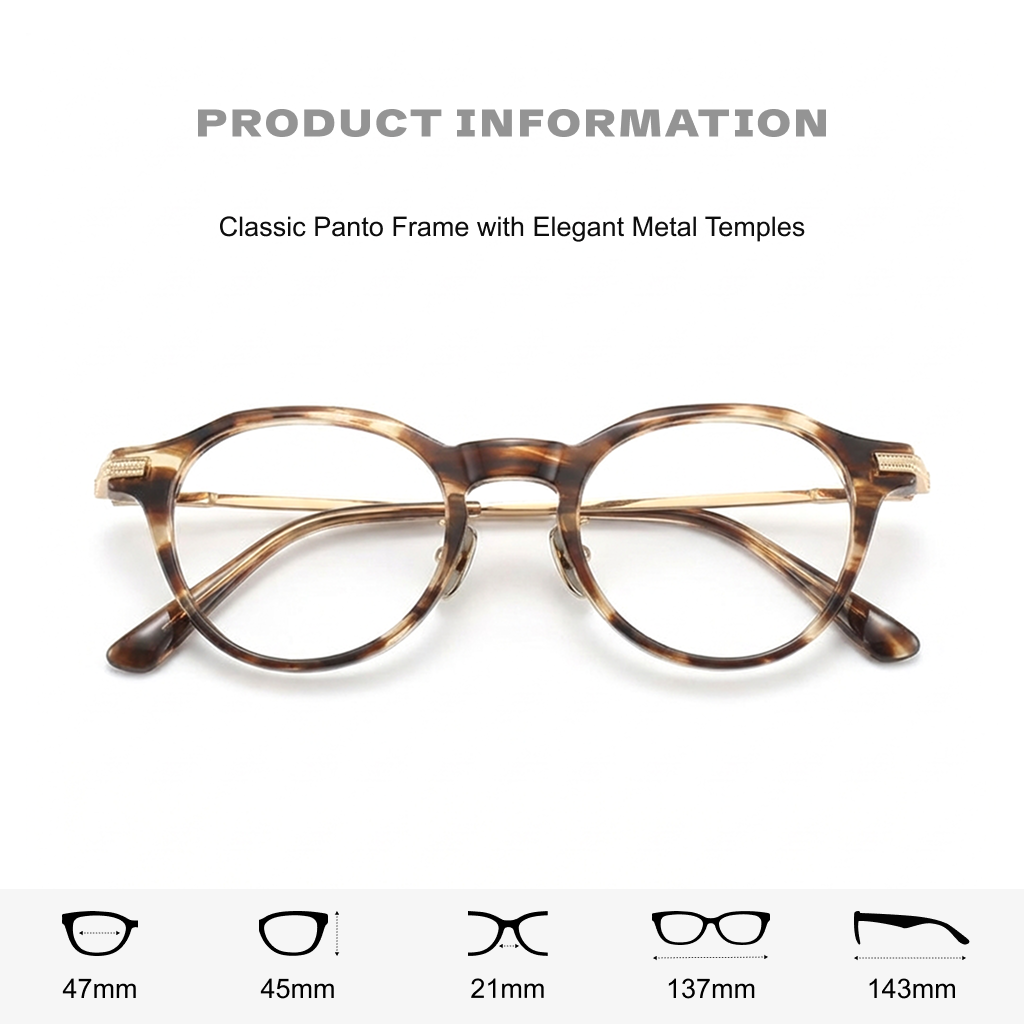 Titanium Optical Eyeglasses Frame – Lightweight Unisex Prescription