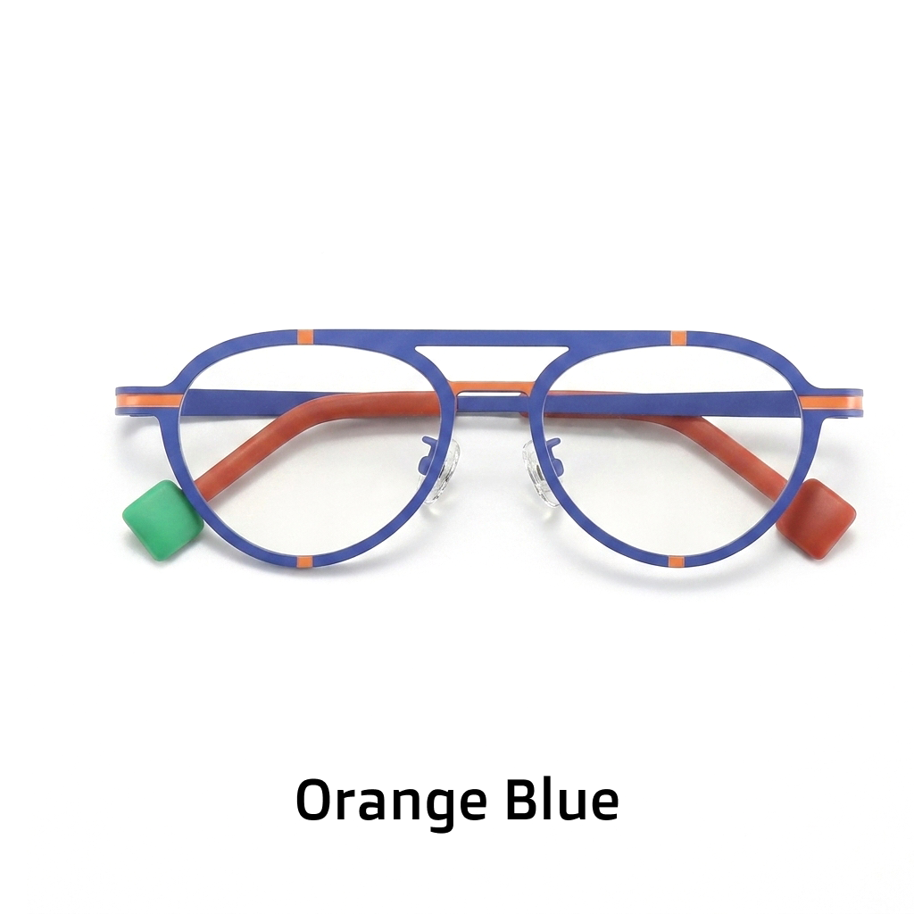 Titanium Aviator & Cat Eye Optical Frames