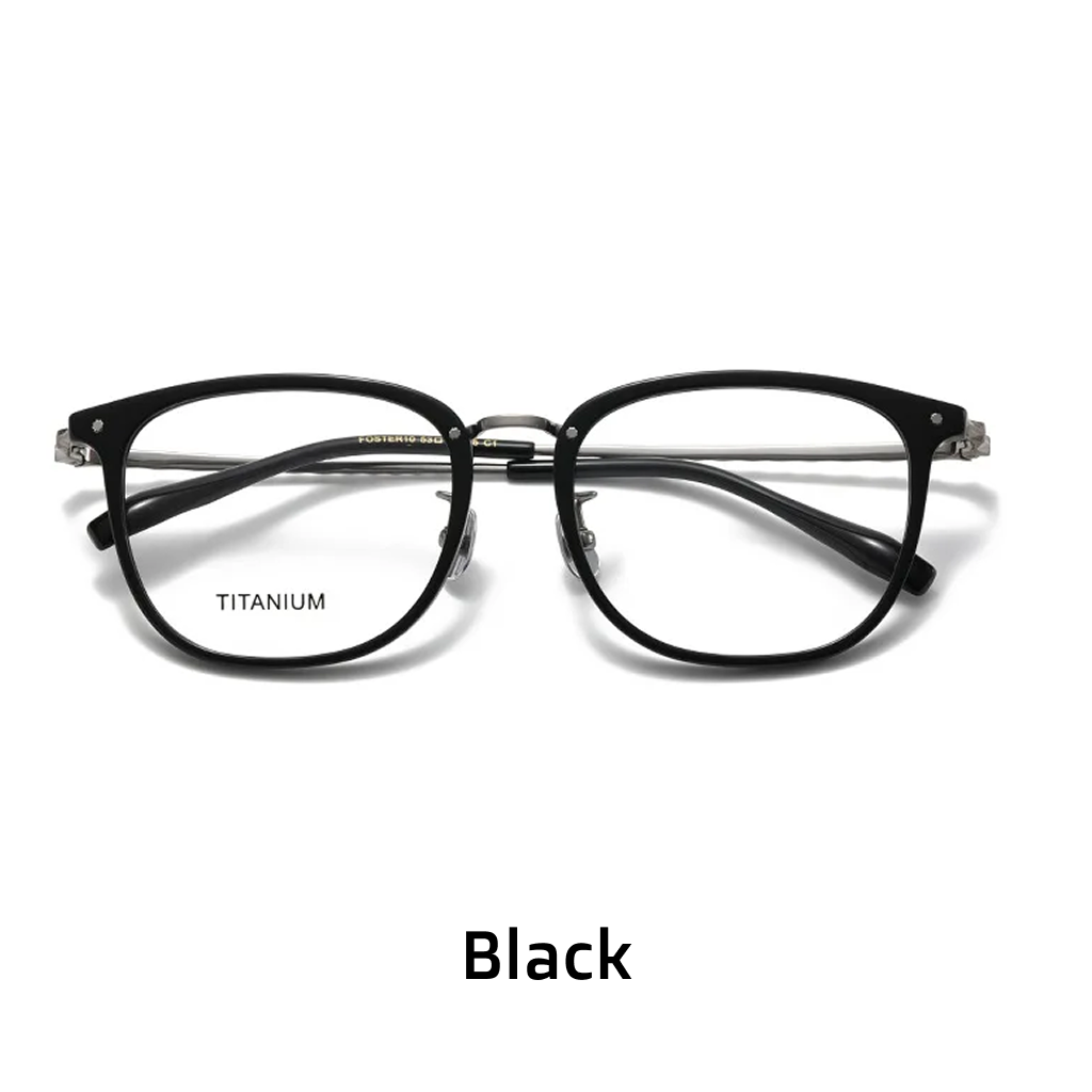 Titanium Round Eyeglass Frames – Unisex Optical
