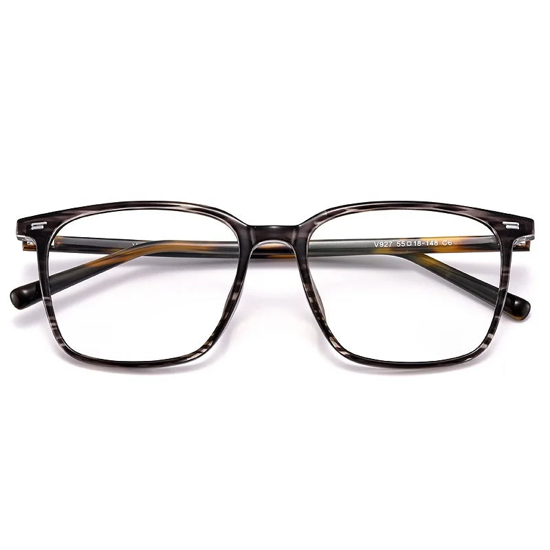 Square Metal Eyeglass Frames - Unisex Optical Prescription Glasses