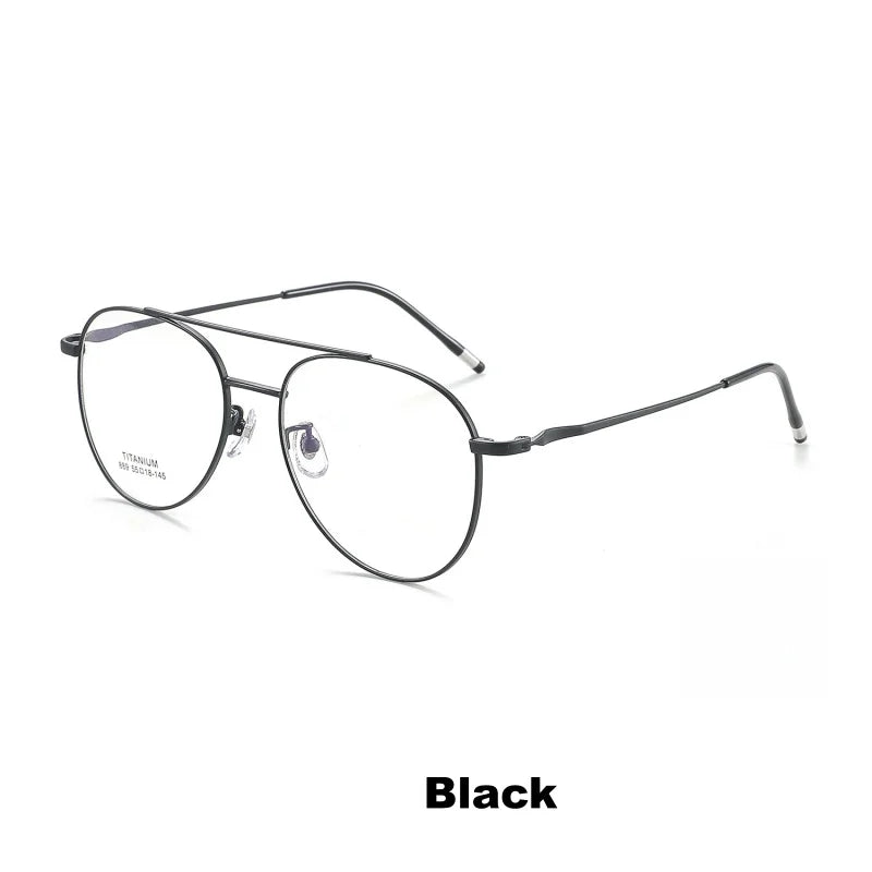 Retro Titanium Eyeglasses - Ultra Light Unisex Optical Frame