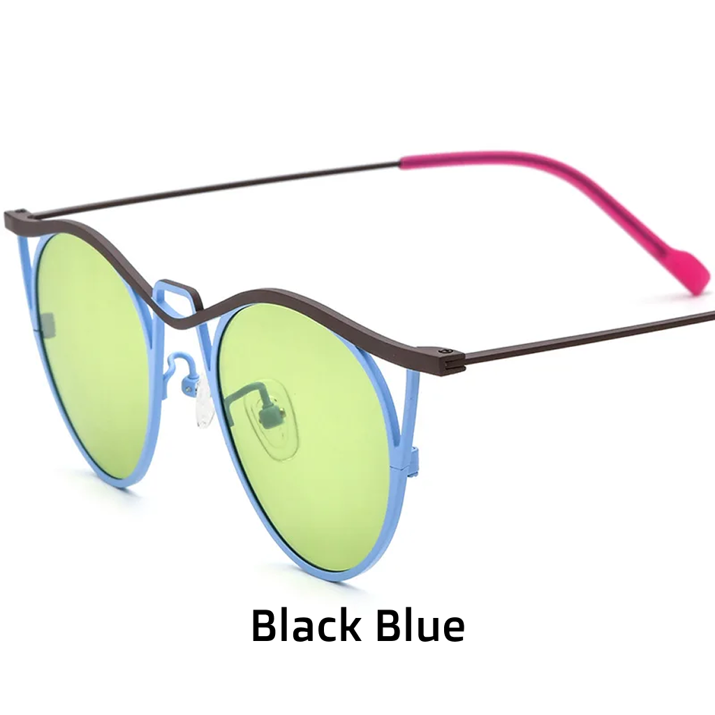 משקפי שמש Polarized Cat Eye – מסגרת טיטניום UV400