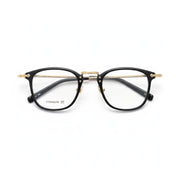 Retro Square Titanium Eyeglasses - Model 806