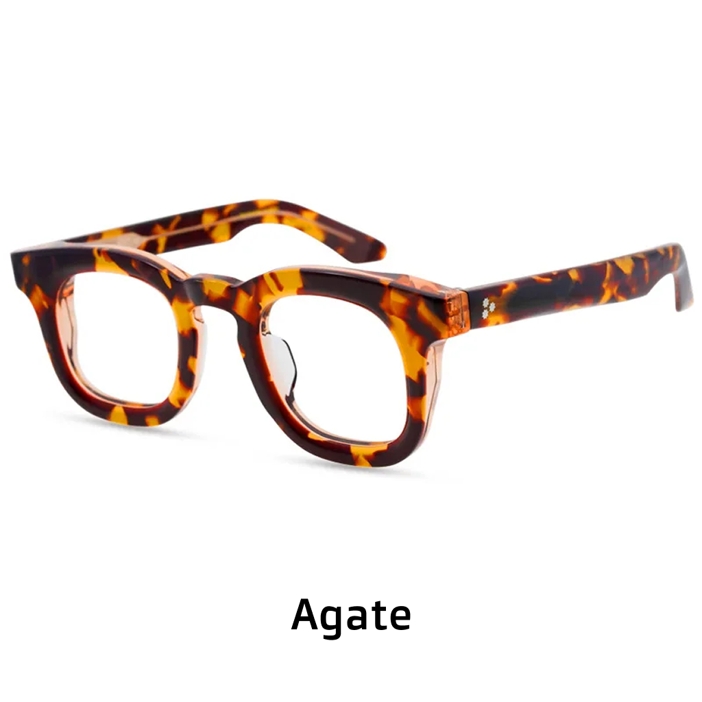 Acetate Square Optical Frames – Unisex