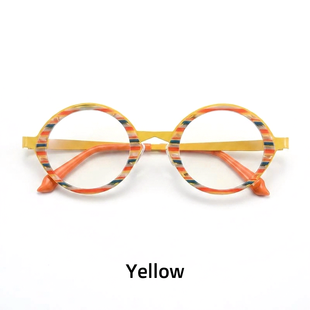 Titanium Oval Optical Eyeglass Frames