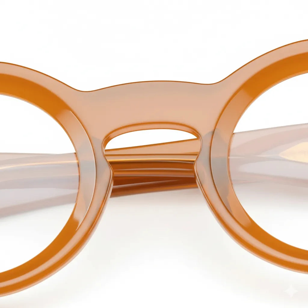 Retro Round Optical Eyeglass Frame - Unisex Prescription Glasses