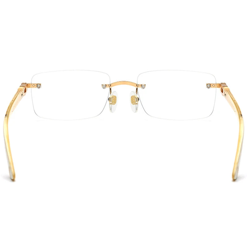 Acetate Square Optical Frames – Bull Horn Unisex Eyeglasses