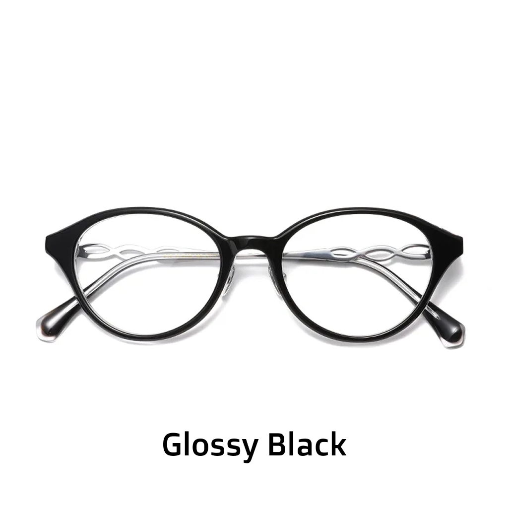 Acetate Oval Eyeglasses Frame