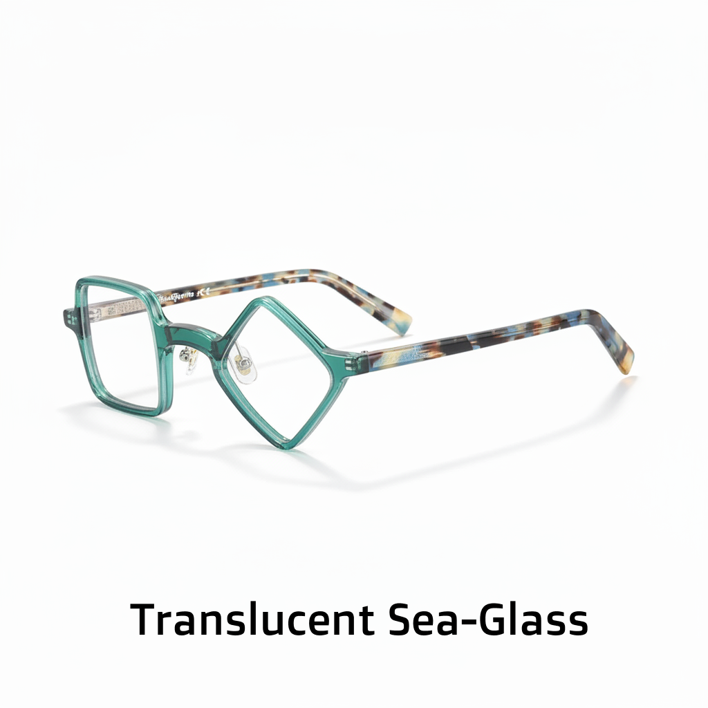 Acetate Square Optical Frames – Unisex Prescription Eyeglasses