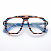 Wide Frame Square Acetate Optical Glasses