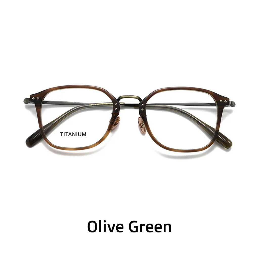 Ovale Brillengestelle aus Titan
