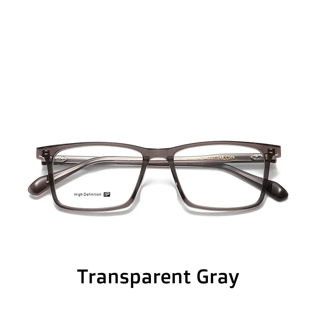 Optische Brille aus Acetat mit quadratischem Rahmen