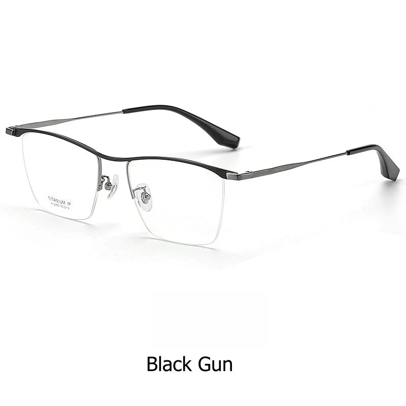 Lunettes de vue demi-cerclées en titane ultra-légères K2280