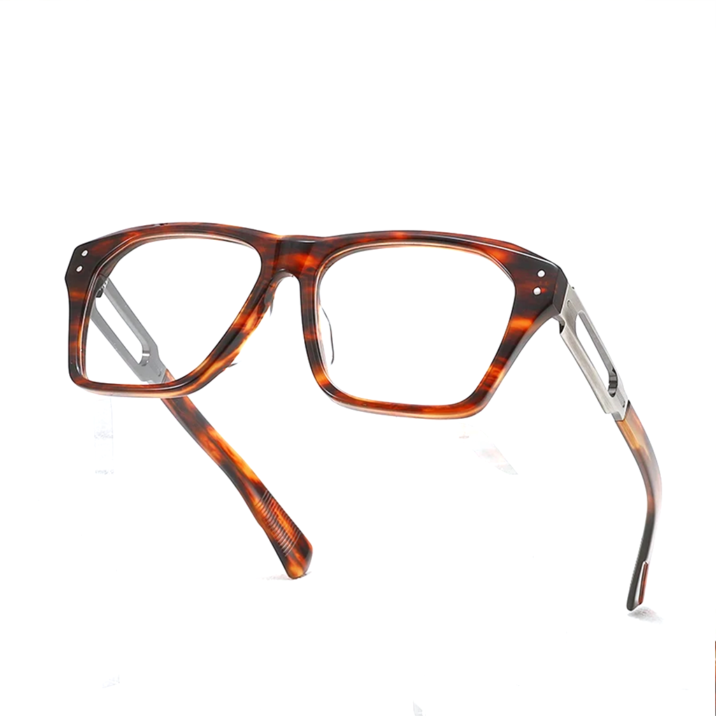 Montature per occhiali quadrate oversize in acetato