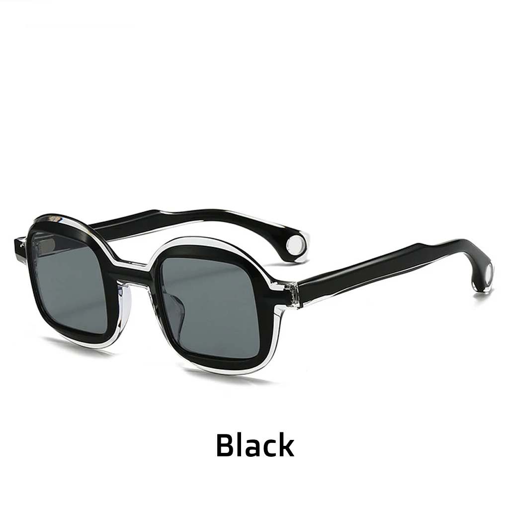 Polarized UV400 Square Acetate Sunglasses