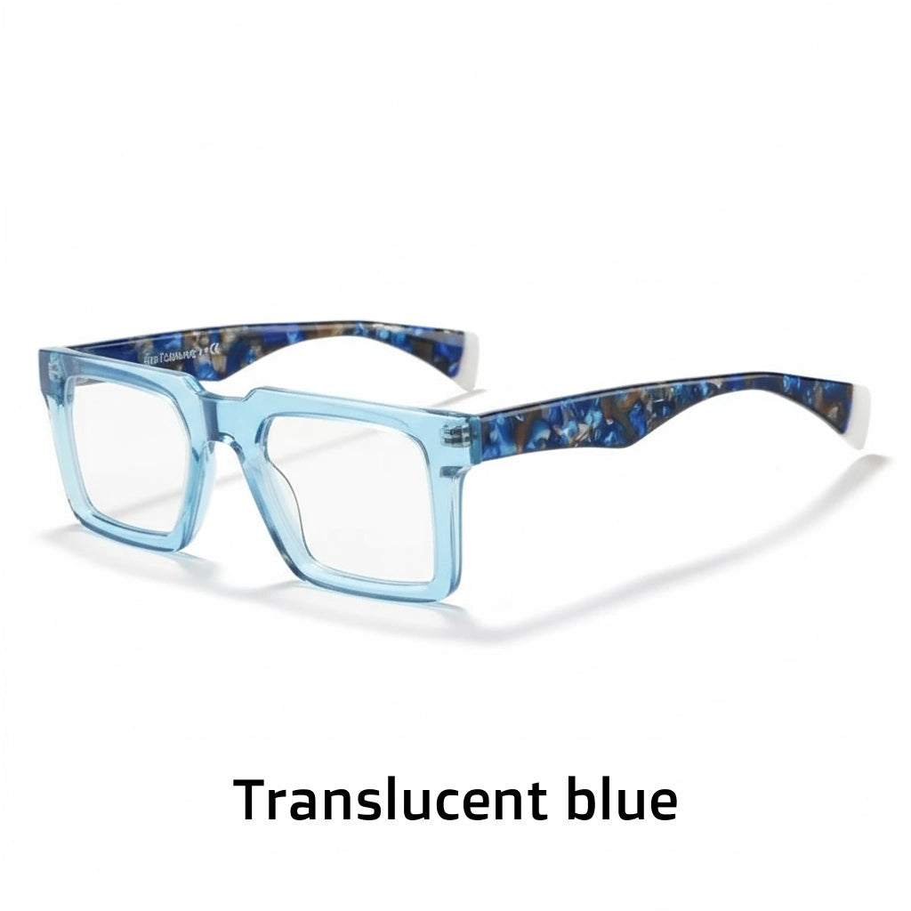 Retro Square Eyeglass Frame - Optical Prescription Glasses