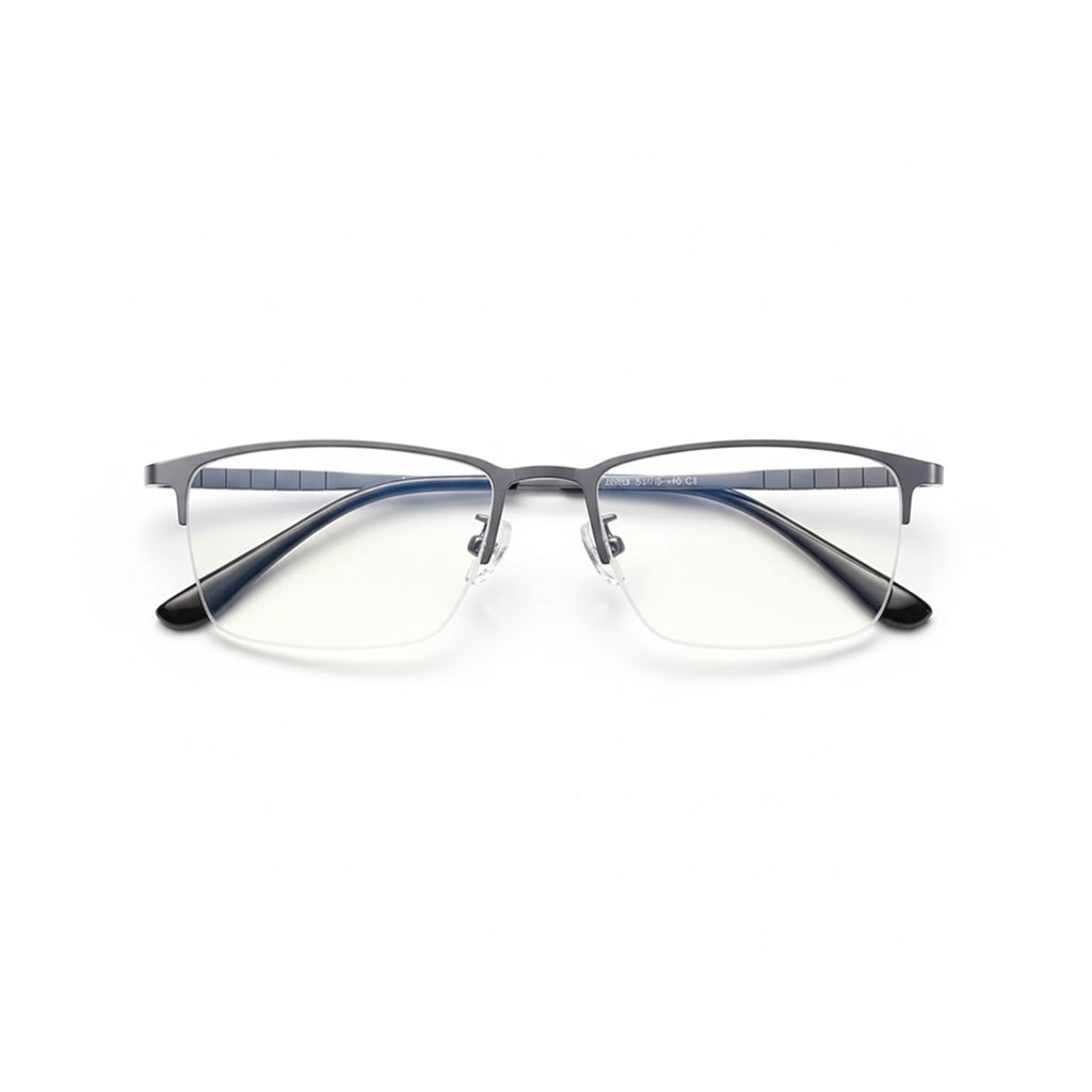 Titanium Square Eyeglasses - Ultra Light Business Frames