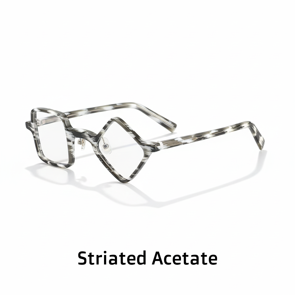 Acetate Square Optical Frames – Unisex Prescription Eyeglasses