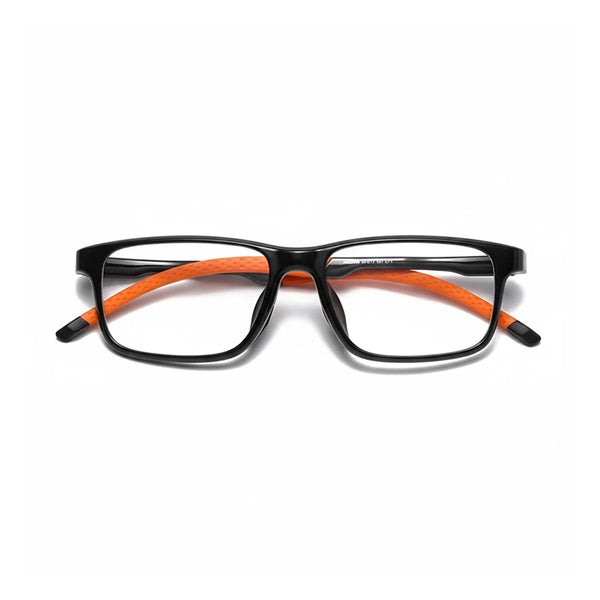 Ultra Light TR90 Retro Square Eyeglass Frame - Optical Prescription