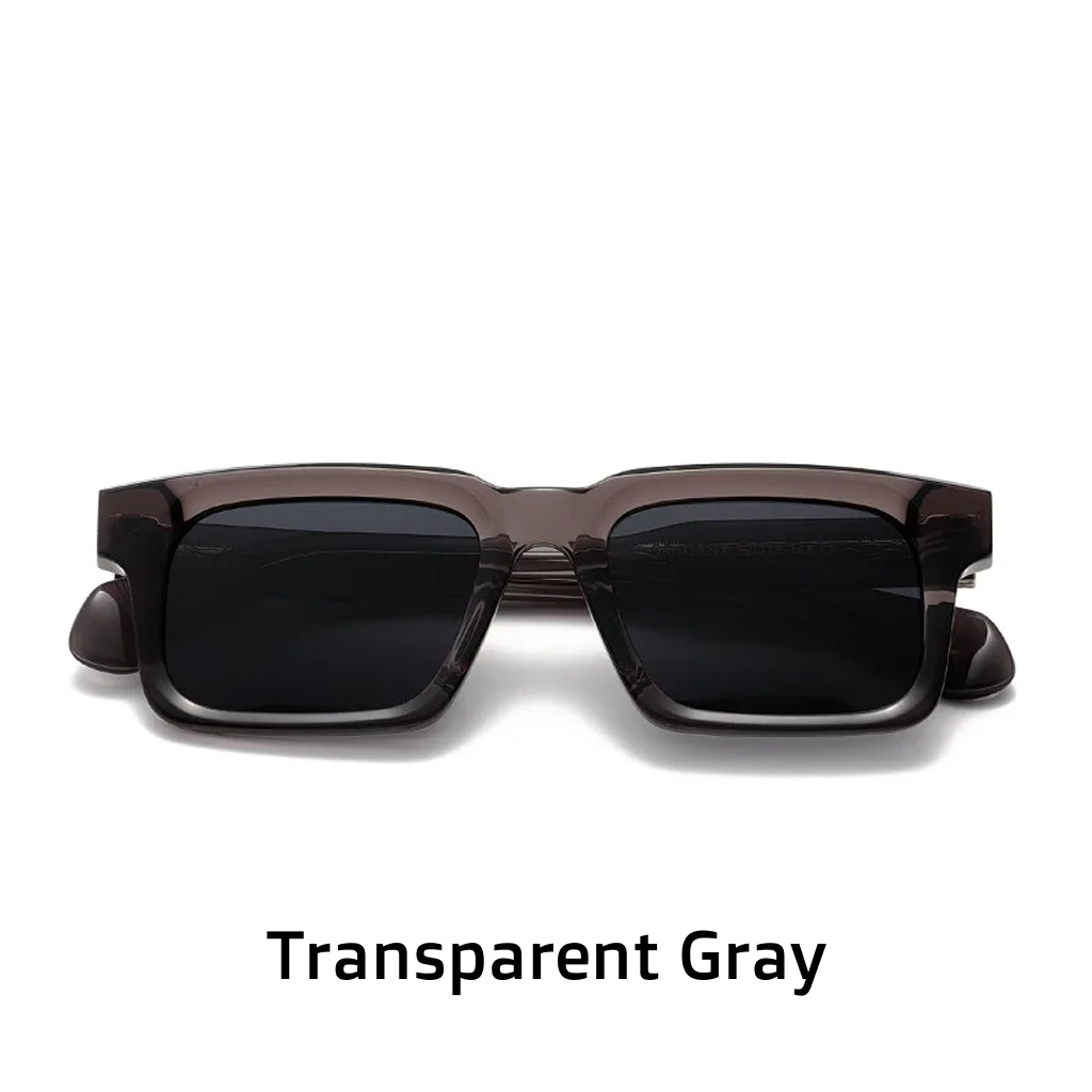 Women's Rectangle Polarized Sunglasses – UV400 Acetate Frame