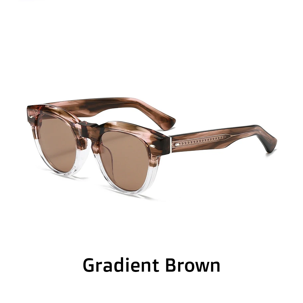 Rectangle Polarized Sunglasses – Large Frame UV400 Acetate Women's Sunglasses