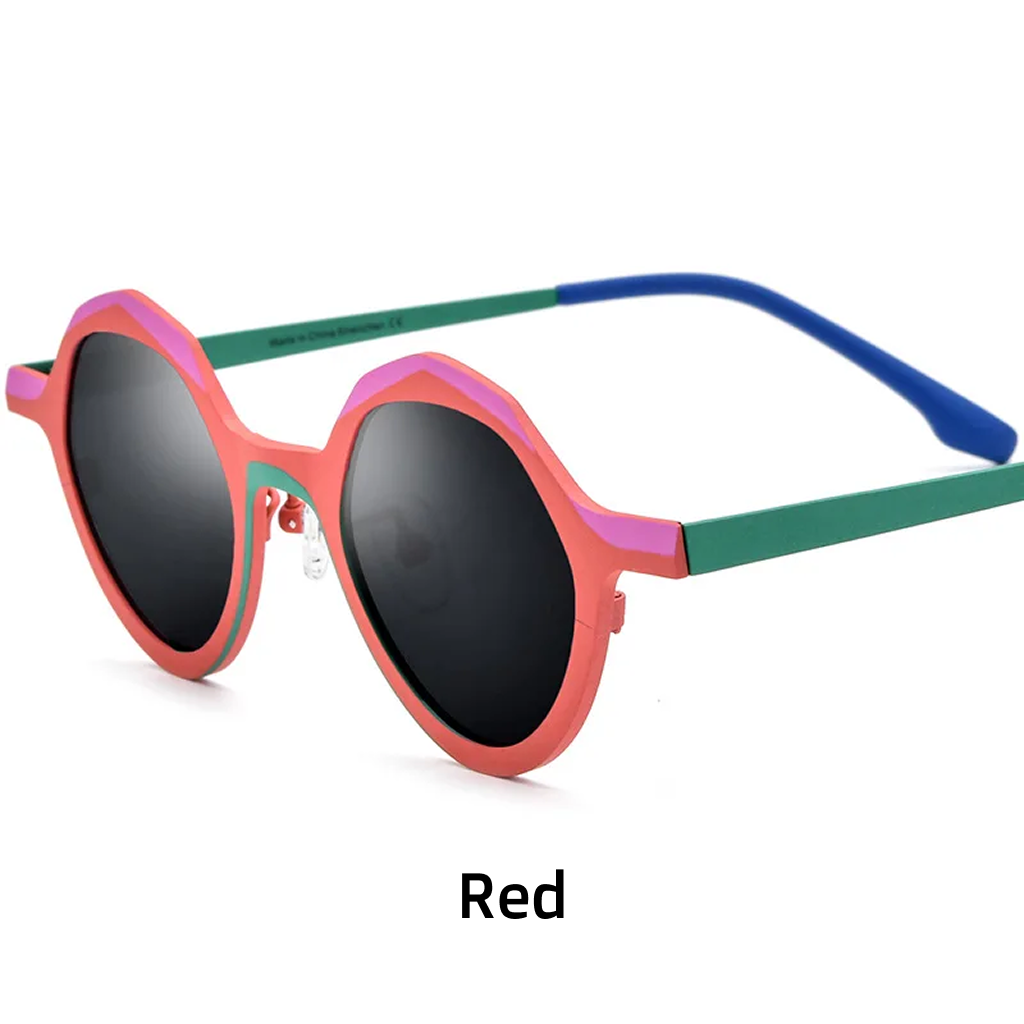 Titanium Cat Eye Polarized Sunglasses – UV400 Gradient Anti-Reflective Women