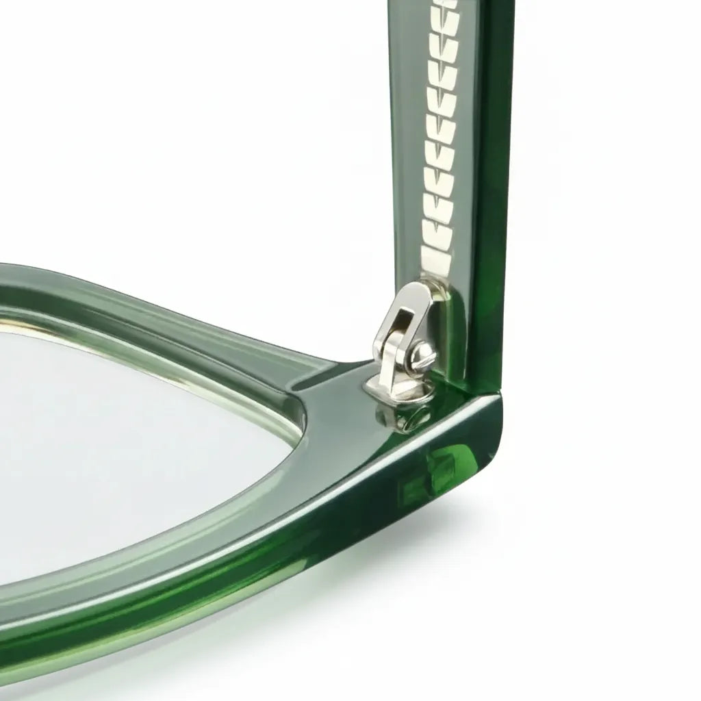 Retro Large Frame Unisex Eyeglasses - Model 88028