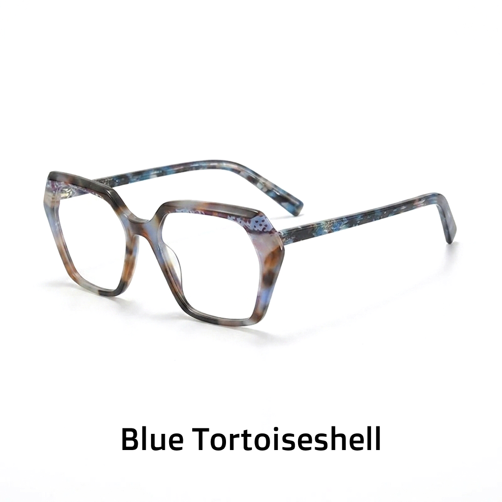 Acetate Square Optical Frames – Retro Oversized Eyeglasses